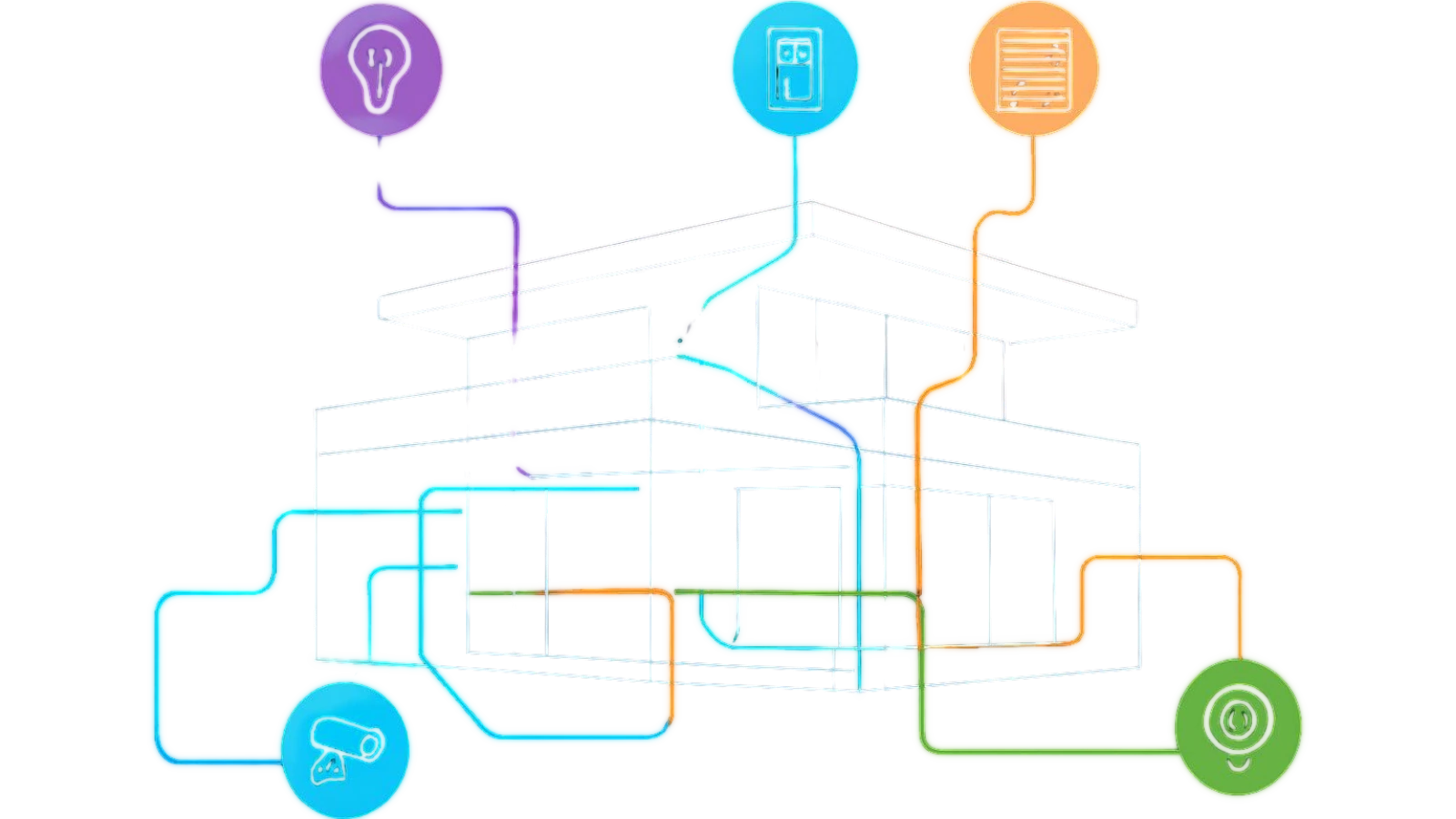 Schéma des équipements fragmentés